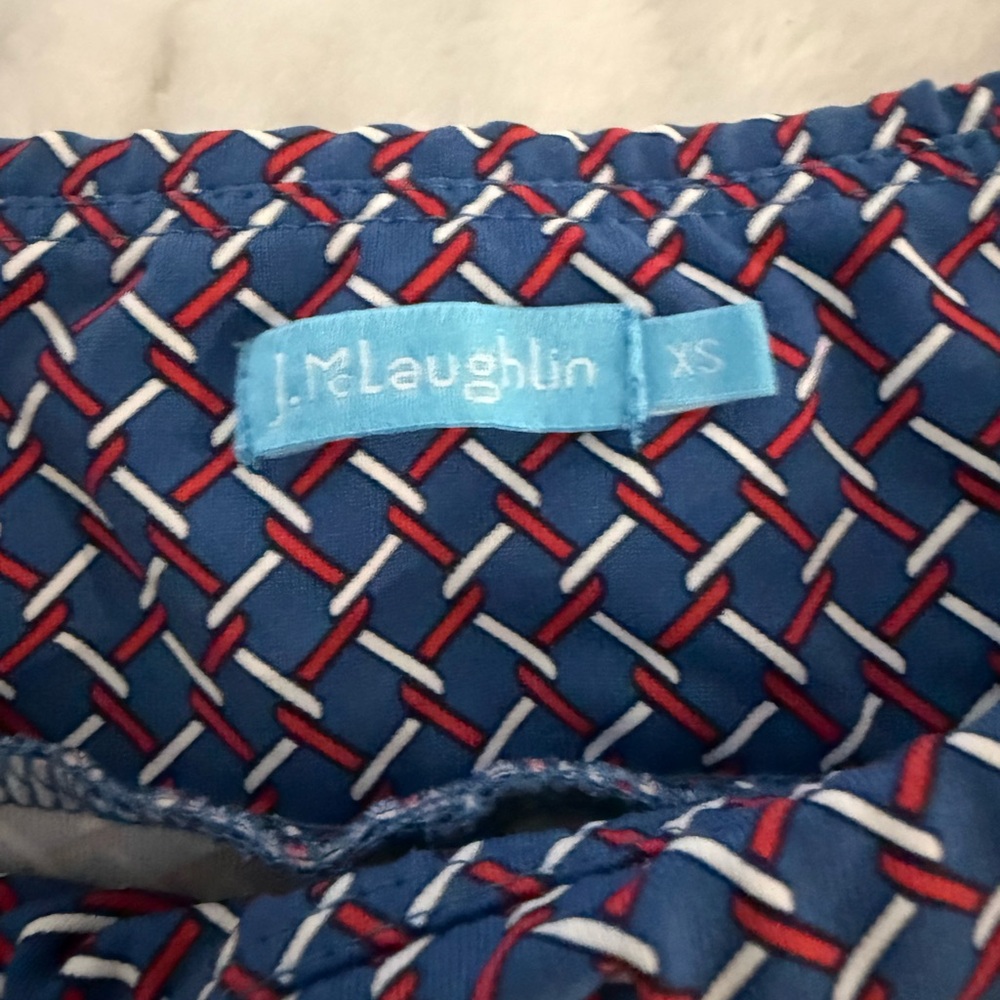 J.McLaughlin Blue Geometric Print pants  (XS)
